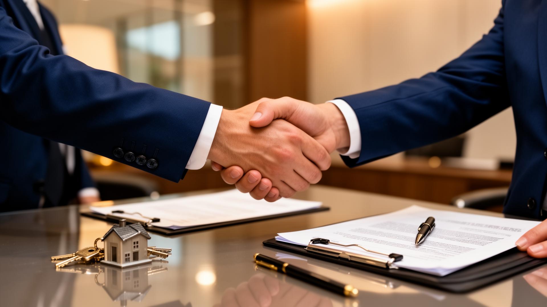 Cierre de operación inmobiliaria